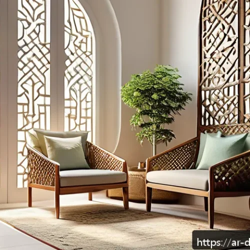 디지털디톡스 스트레스 해소 - A serene home interior scene depicting a quiet digital-free relaxation corner designed for an Arabic...